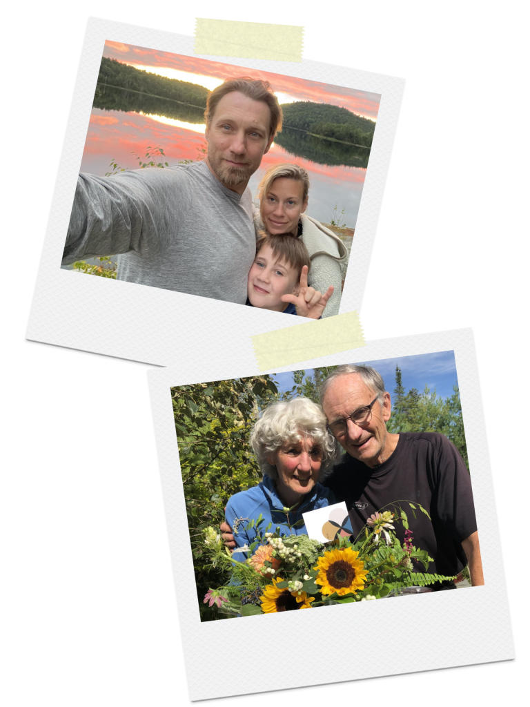 Family photos out in nature