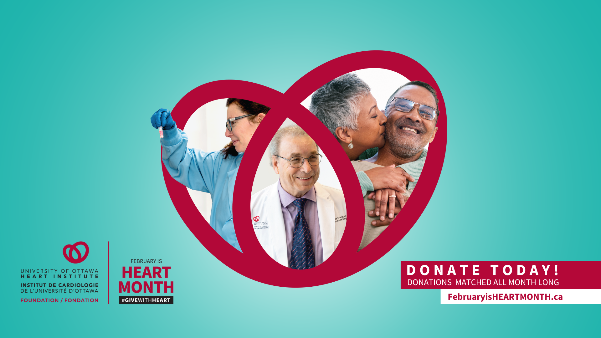Heart Month 2025: cardiac researcher, Dr. Michel Le May, grateful patients.