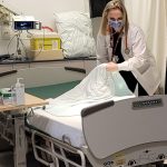 Lindsay MacArthur in the ACTU clinic